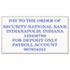 Recycled Custom Micropore Stamp, Preinked, 1 3/8 x 2 1/2