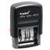 Trodat Economy Stamp, Dater, Self-Inking, 1 5/8 x 3/8, Black