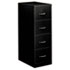 Four-Drawer Economy Vertical File, 18-1/4w x 26-1/2d x 52h, Black