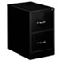 Two-Drawer Economy Vertical File, 18-1/4w x 26-1/2d x 29h, Black