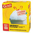 Drawstring Tall Kitchen Bags, 13 gallon, .95mil, 24 x 48, White, 100/Box