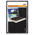 Travel Notebook Optical Mouse Pad, Nonskid Back, 13 x 9, Black - View 1