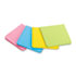 Full Adhesive Notes, 3 x 3, Assorted Bright Colors, 4/Pack