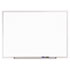Standard Dry-Erase Board, Melamine, 72 x 48, White, Aluminum Frame