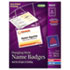 Neck Hanging-Style Flexible Badge Holders, Top Load, 3 x 4, White, 100/Box