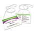 Neck Hanging-Style Flexible Badge Holders, Top Load, 3 x 4, White, 100/Box - View 2