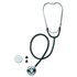 Dual-Head Stethoscope, 22" Long, Black Tube