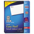 Easy Peel Laser Address Labels, 1/2 x 1-3/4, White, 8000/Box
