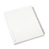 Avery-Style Legal Side Tab Divider, Title: 326-350, Letter, White, 1 Set - View 1