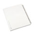 Avery-Style Legal Side Tab Divider, Title: 376-400, Letter, White, 1 Set - View 1