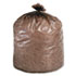 EcoBag, Heavy Strength, 30 gal, .8mil, 30 x 36, Brown, 60/Box