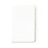Avery-Style Legal Side Tab Divider, Title: 1-25, 14 x 8 1/2, White, 1 Set