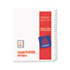 Allstate-Style Legal Side Tab Dividers, 25-Tab, 76-100, Letter, White, 25/Set