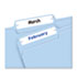Print or Write File Folder Labels, 11/16 x 3-7/16, White, 252/Pack - View 1
