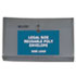 Poly Envelope, String Closure, 1 Inch Gusset, 8-1/2 x 14, Smoke