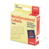 Hole Reinforcements, 1/4" Diameter, Clear, 1000/Pack - View 1