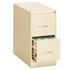 Two-Drawer Economy Vertical File, 15w x 26-1/2d x 29h, Putty