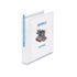 Durable Slant Easy Insert Ring View Binder, 1" Capacity, White