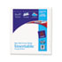 WorkSaver Big Tab Extrawide Dividers, Clear Tabs, 8-Tab, 9 x 11, White