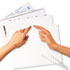 Index Maker Clear Label Dividers, 5-Tab, Letter, White, 5/Set - View 2