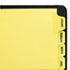 Gold Reinforced Laminated Tab Dividers, 12-Tab, Months, Letter, Buff, 12/Set