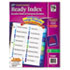 Ready Index Two-Column Table of Contents Divider, Title: 1-16, Multi, Letter
