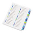 Ready Index Two-Column Table of Contents Divider, Title: 1-32, Multi, Letter