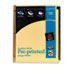 Gold Reinforced Leather Tab Dividers, 25-Tab, A-Z, Letter, Black, 25/Set