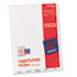 Avery-Style Legal Bottom Tab Divider, Title: Exhibit A-Z, Letter, White