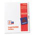 Avery-Style Legal Side Tab Divider, Title: 76-100, Letter, White, 1 Set