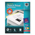 Direct Print Punched Presentation Dividers, 5-Tab, Letter, White, 24 Sets/Pack
