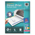 Direct Print Unpunched Presentation Dividers, 5-Tab, Letter, White, 4 Sets/Pack