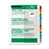 Office Essentials Table 'N Tabs Dividers, 26-Tab, A-Z, Letter, Assorted, 1 Set