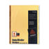 Gold Line Data Binder Insertable Tab Index, 6-Tab, 14-7/8 x 11, Buff, 6/Set