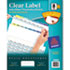 Index Maker Clear Label Contemporary Color Dividers, 8-Tab, 25 Sets/Box