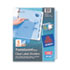 Index Maker Clear Label Punched Dividers, Blue 5-Tab, Letter, 5 Sets/Pack