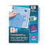 Index Maker Clear Label Punched Dividers, Blue 8-Tab, Letter, 5 Sets/Pack