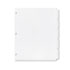 Xerox Docutech Three-Hole Index Dividers, 5-Tab, Letter, White, 30 Sets - View 2