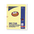 WorkSaver Big Tab Dividers w/CPR Holes, Clear Tabs, 5-Tab, Letter, Buff