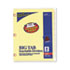 WorkSaver Big Tab Dividers w/Copper Holes, Clear 8-Tab, Letter, Buff