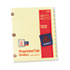Copper Reinforced Laminated Tab Dividers, 12-Tab, Jan-Dec, Letter, Buff, 12/Set