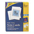 Personal Creations Printable Textured Cards/Envelopes, 4-1/4 x 5-1/2, 50/Box