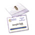 Badge Holders w/Laser/Inkjet Inserts, Top Load, 3 x 4, White, 40/Box - View 2