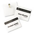 Badge Holders w/Laser/Inkjet Inserts, Top Load, 3 x 4, White, 40/Box - View 3