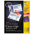 Two-Side Clean Edge Laser Business Cards, 2 x 3 1/2, White, 1000/Pack