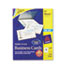 Inkjet Matte Business Cards, 2 x 3 1/2, Ivory, 10/Sheet, 250/Pack