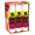 Clear Application Permanent Glue Stics, 1.27 oz, 6/Pack