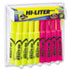 Desk Style Highlighter, Assorted Ink, Chisel, 24 per Pack