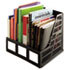 Literature File, Three Slots, Black