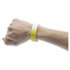 Crowd Management Wristbands, Sequentially Numbered, Yellow, 500/Pack